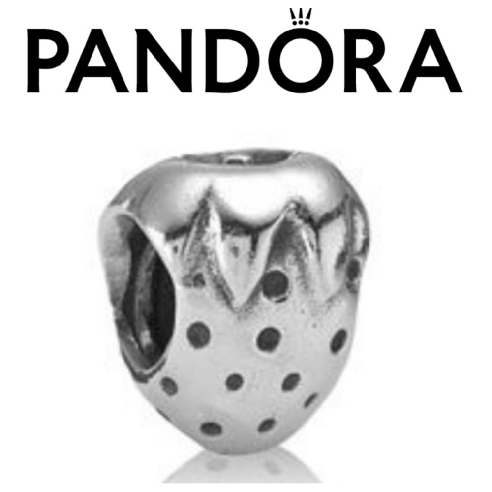 Retired PANDORA Strawberry Charm | S925 ALE #790112